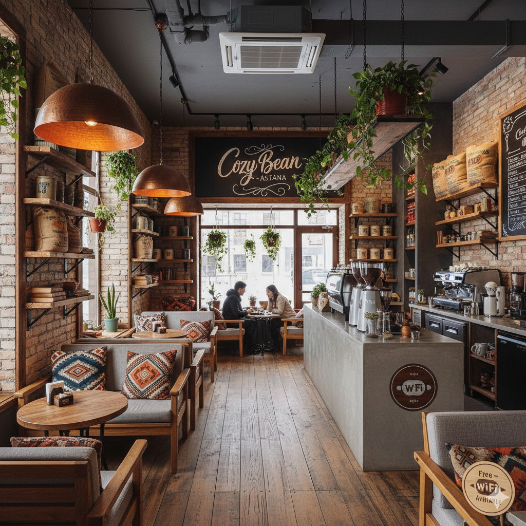 Interior of Cozy Bean