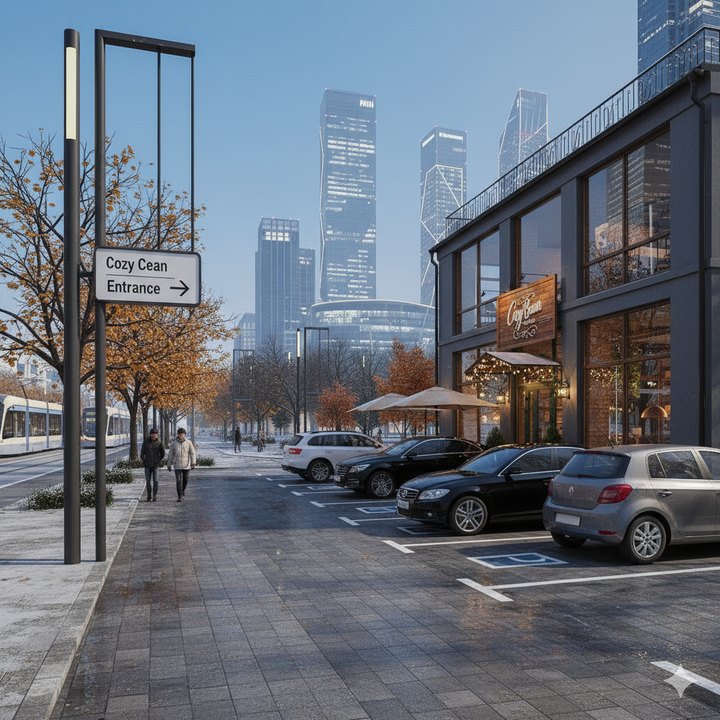 Parking near Cozy Bean